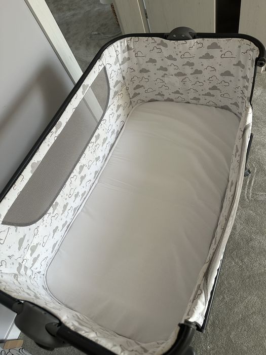 Lozeczko dostawne Lionelo Timon grafitowe