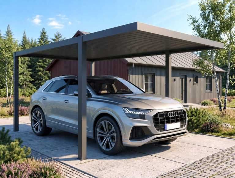 Wiata Garażowa CARPORT Zadaszenie AUTA