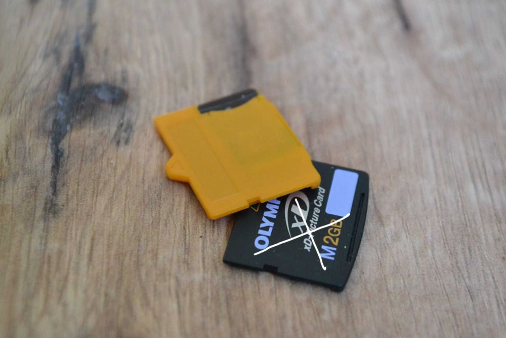 karta + adapter xD na microSD 2GB przejściówka karty MASD do Olympus