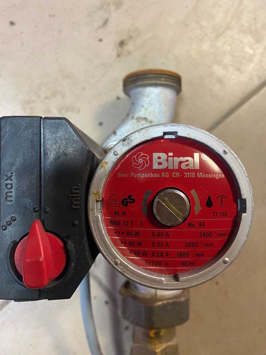 Циркуляційний насос Biral AG CH-3110 NRB 12 T-1 з Німеччини
