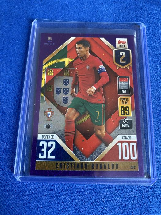 Carta Cristiano Ronaldo Paralelo Purple Portugal The Road to Finals