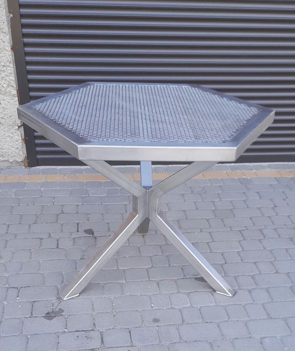 Stół stolik nierdzewny ogrodowy basen taras