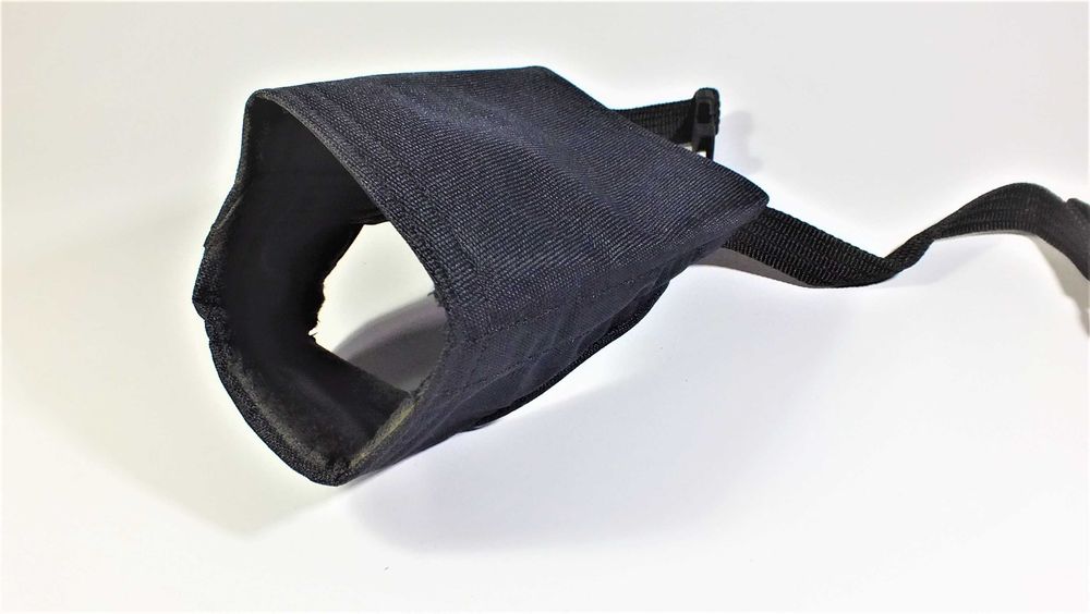 Kaganiec nylonowy Zoo Hobby dla psa 28cm rozm 7 czarny - NOWY