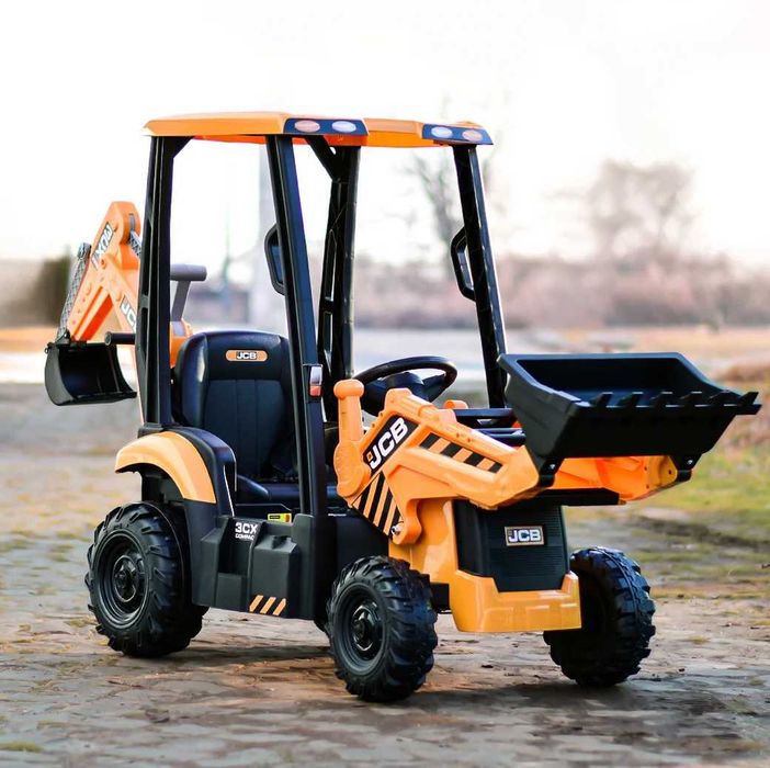 TRAKTOR Koparko Ładowarka JCB Spychacz Ciągnik Auto AKUMULATOR DZIECI