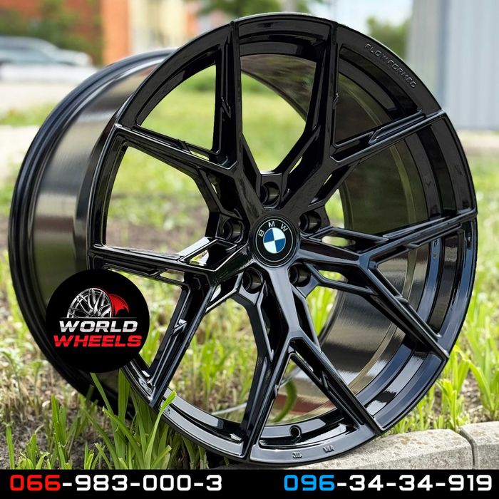 Диски R20 5x120 BMW X5 X6 E53 E70 F15 E71 F16 VOSSEN разноширокие черные ковка