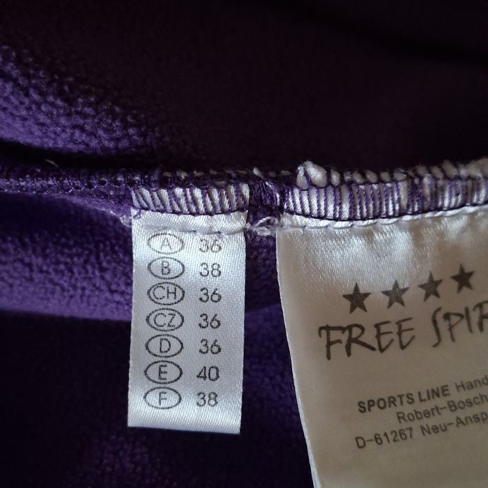 Free spirit fioletowy softshell kurtka S M 36 38 bergans didriksons reima polarn o pyret