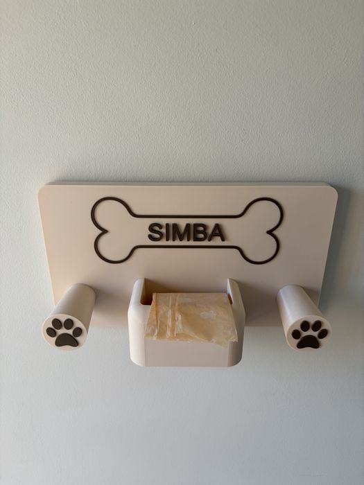 Suporte Personalizado para Trela de Cão
