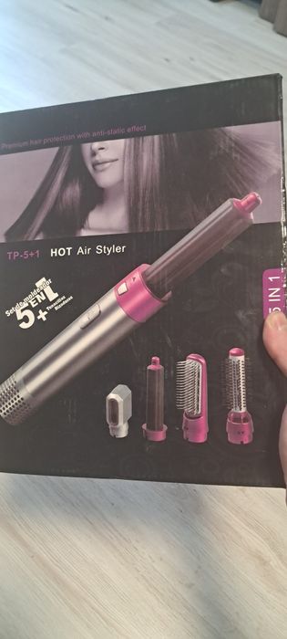 Фен-стайлер Hot Air Styler 5в1 5 насадок для сушки и укладки волос