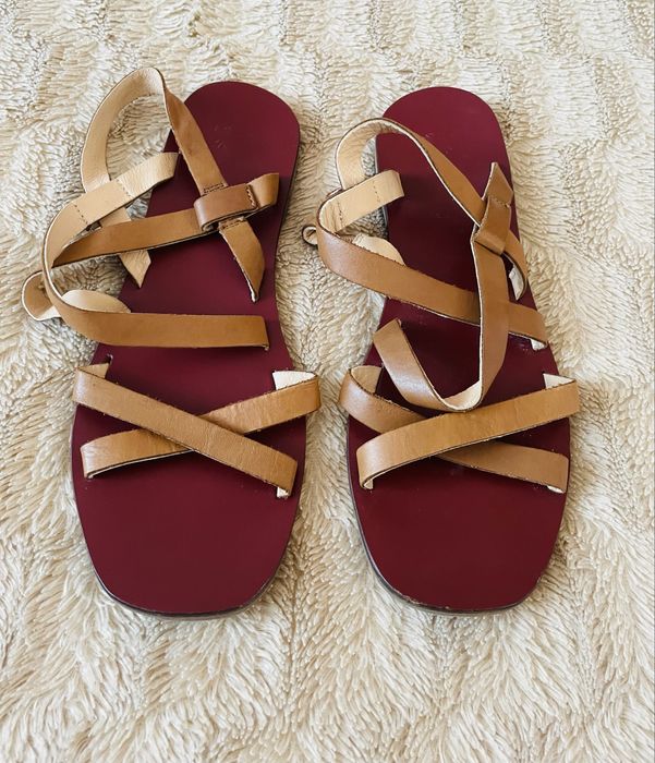 Босоніжки жіночі Joules, шкіряні, 40 розмір