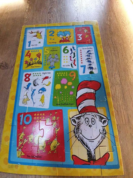 Gra i puzzle do nauki języka angielskiego.