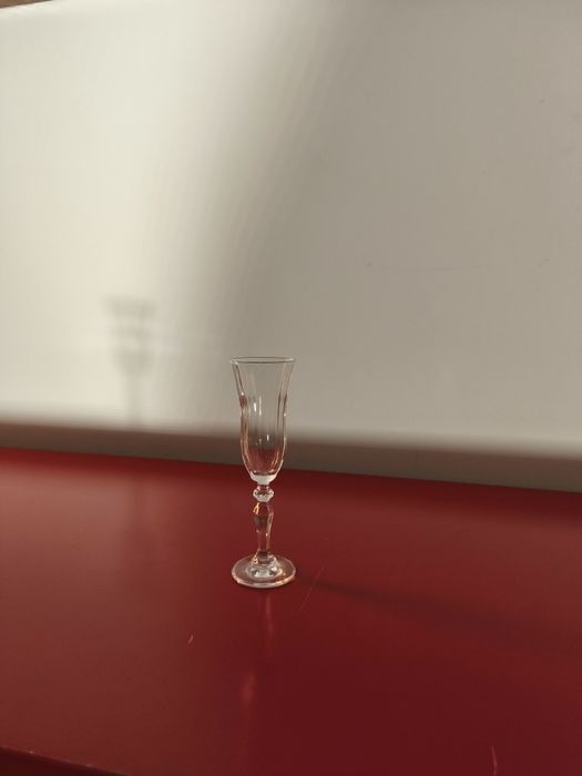 Conjunto de Copos de pé  - 12 flutes e 12 cálices em cristal