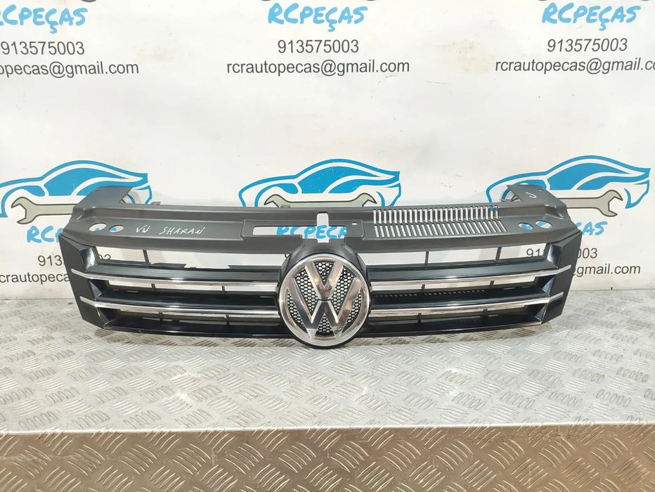 GRELHA CENTRAL FRENTE FRONTAL Pará-choques ORIGINAL VW VOLKSWAGEN