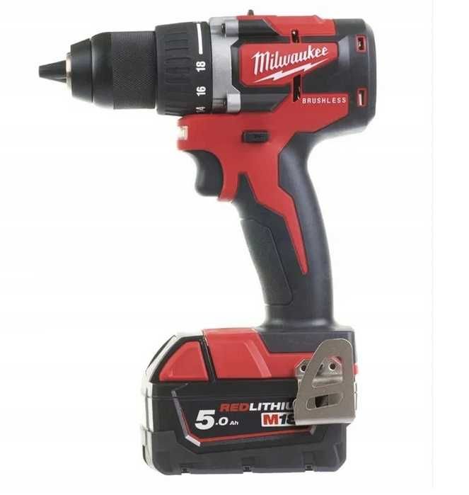 MILWAUKEE M18 CBLDD 18V Wkrętarko-Wiertarka + Aku + Ładowarka | Zestaw