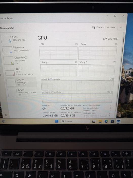 Portátil HP ZBook Firefly Workstation G8 14” i7 11th 32GB RAM 512GB M2 Nvidia Quadro T500 4GB