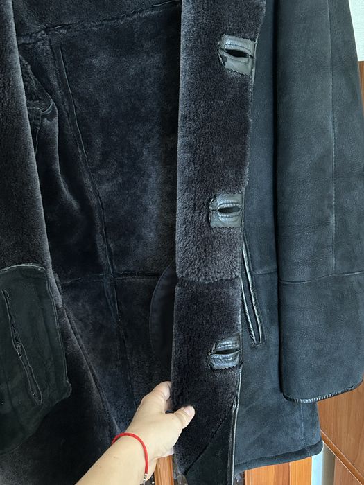 Дублянка натуральна чоловіча замша хутро ідеальний стан