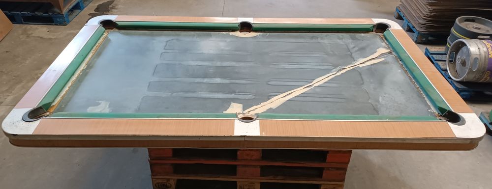 Mesa snooker para restauro