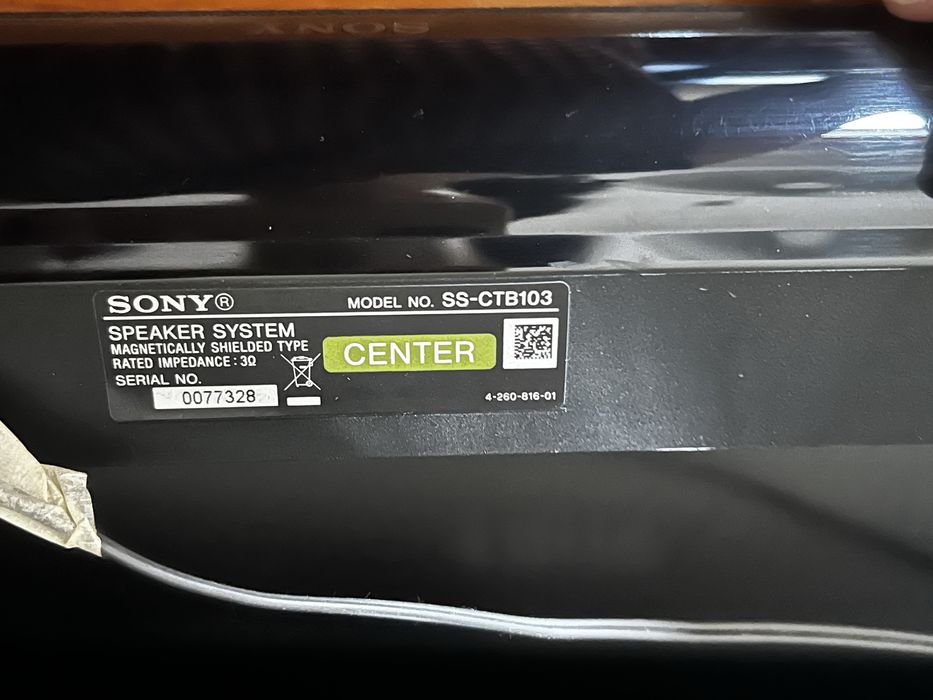 Colunas sony 5.1