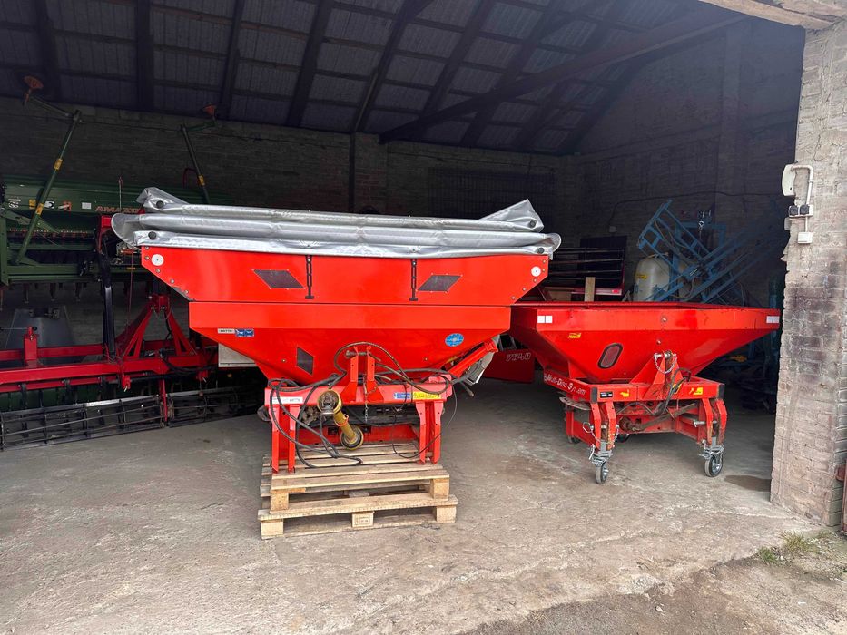 Rozsiewacz Rauch MDS 19.1 + nadstawa 800L + Telimat/Limiter, plandeka