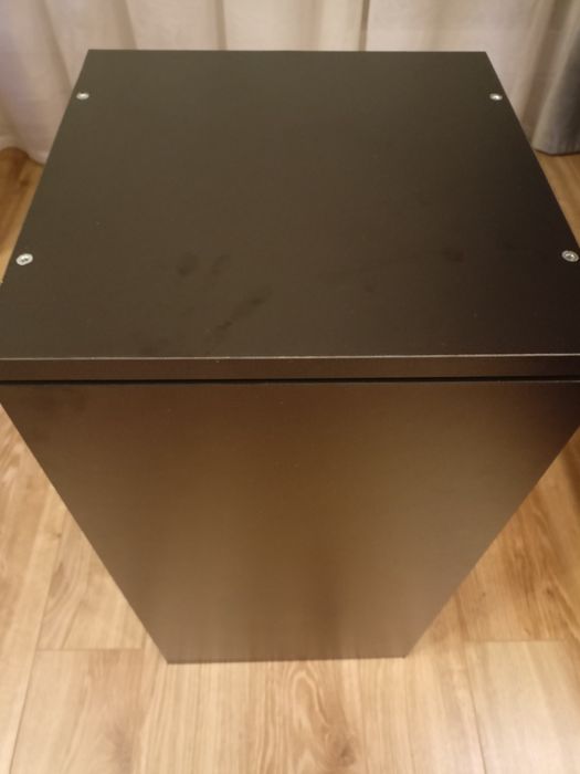 Szafka akwarystyczna czarna słupek 35x35×70