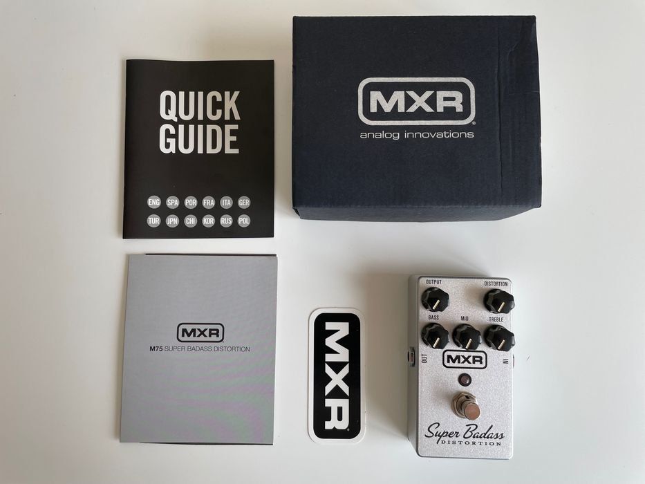 Pedais de Guitarra: Mythos, MXR