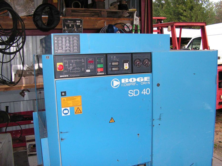 kompresor śrubowy kaeser sk21 boge sd40