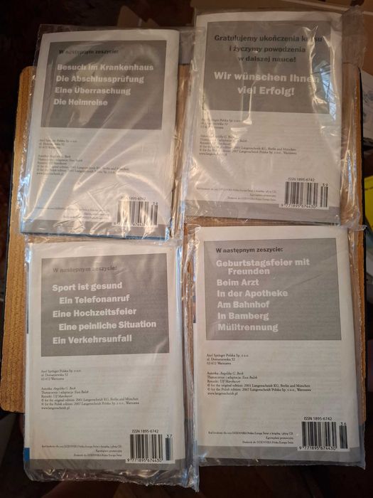 Niemiecki w 6 tygodni płyty cd część 3, 4, 5, 6