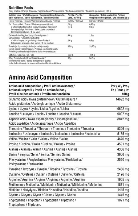 7Nutrition Whey Isolate 1kg Izolat Białka WPI Białko Czekolada +SHAKER