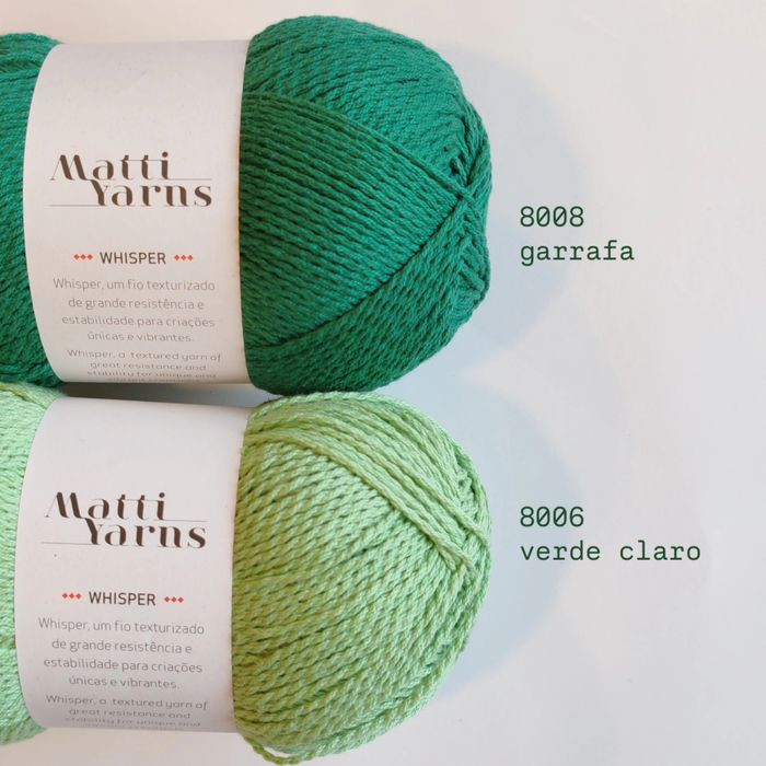 WHISPER novelo algodão orgânico