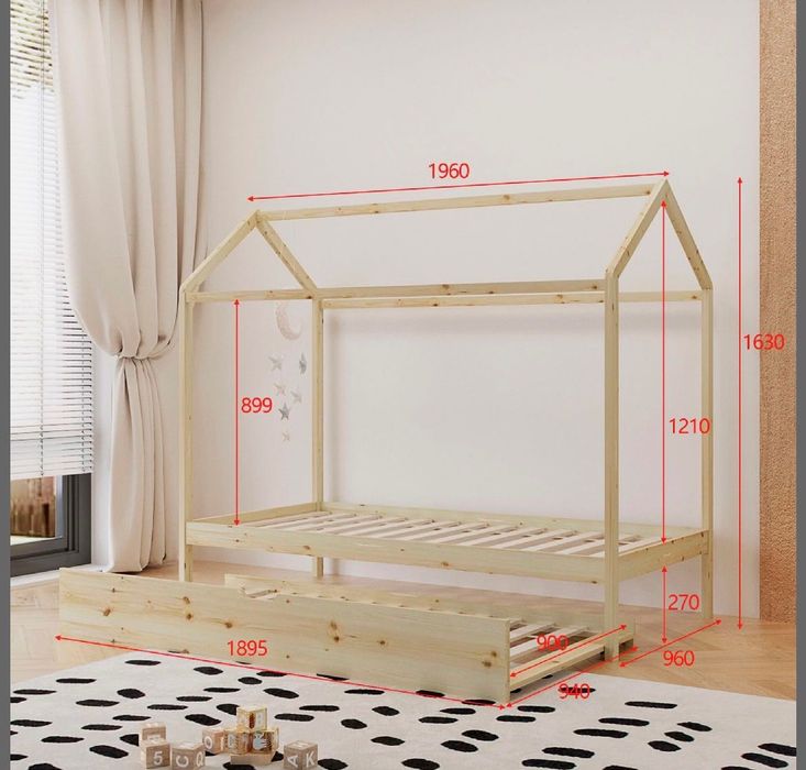 Cama montessori + colchão de criança