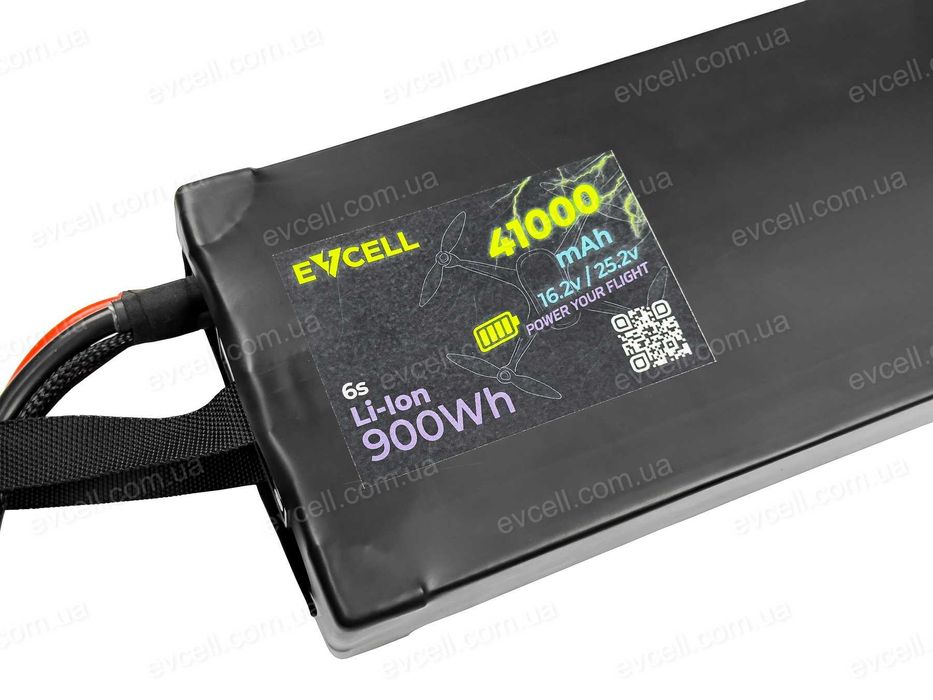 Акумулятор для великих дронів та агродронів 6S1P 900Wh 41Ah – Li-ion