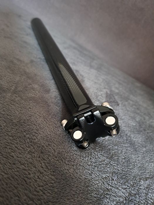 Karbonowa Sztyca 31,6 x 340mm Toseek Włókno Węglowe NOWA