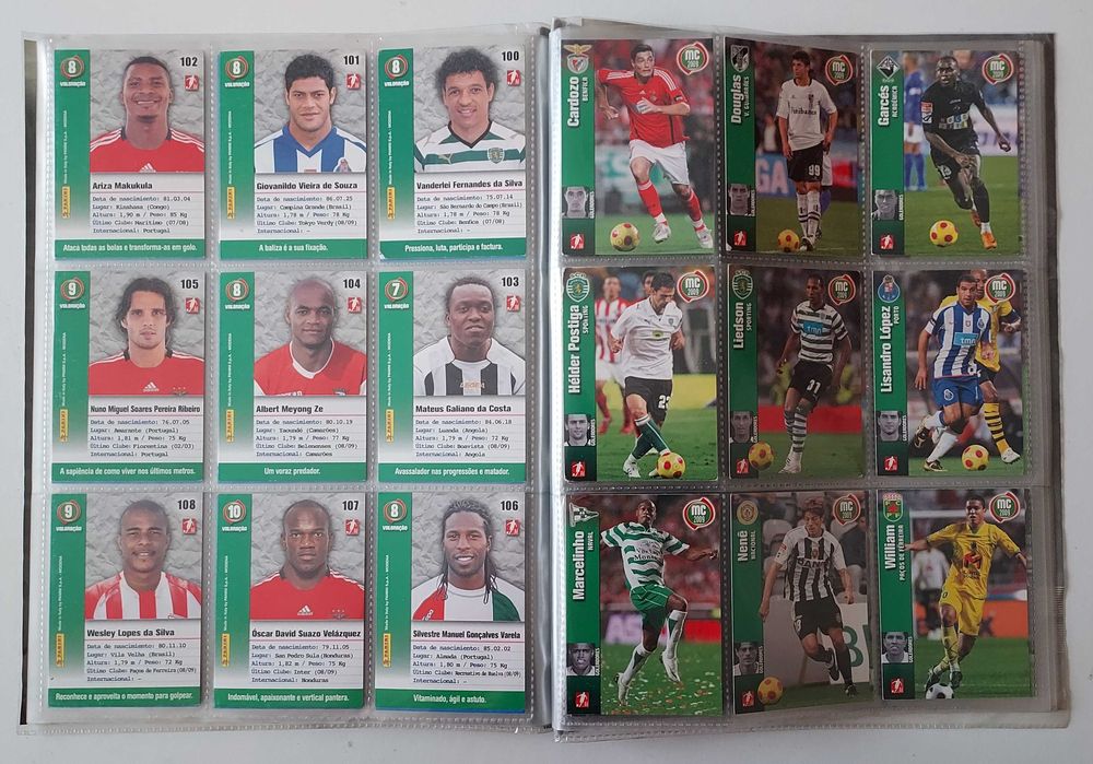 Panini Megacraques 2009 - álbum arquivador completo c/ Ronaldo
