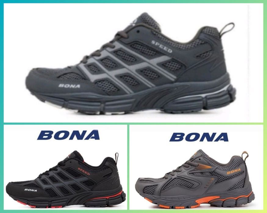 Кросівки чоловічі БОНА  (BONA) модель 878FB і 936Д5В  сітка