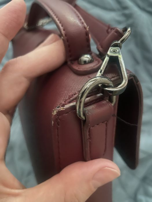 BOrdowa torebka benetton stan dobry