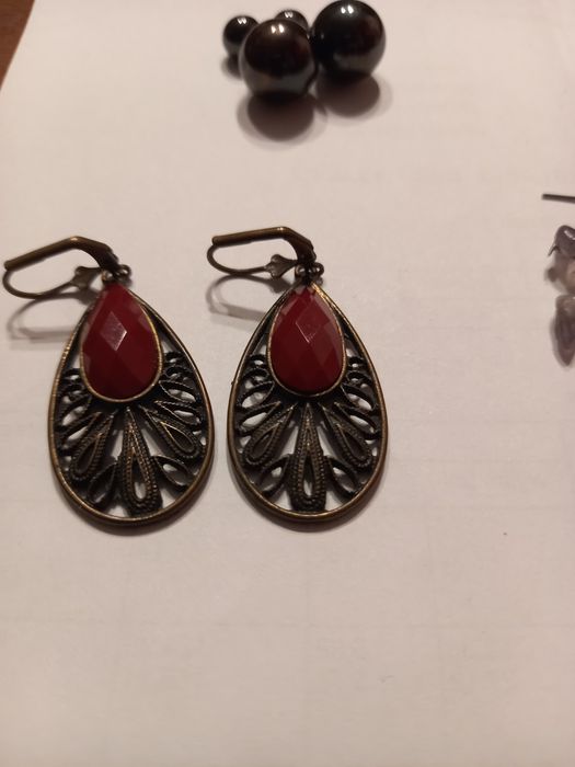 Biżuteria kolczyki zestaw