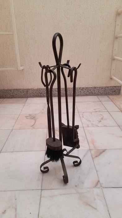 Utensílios para lareira (ferro)