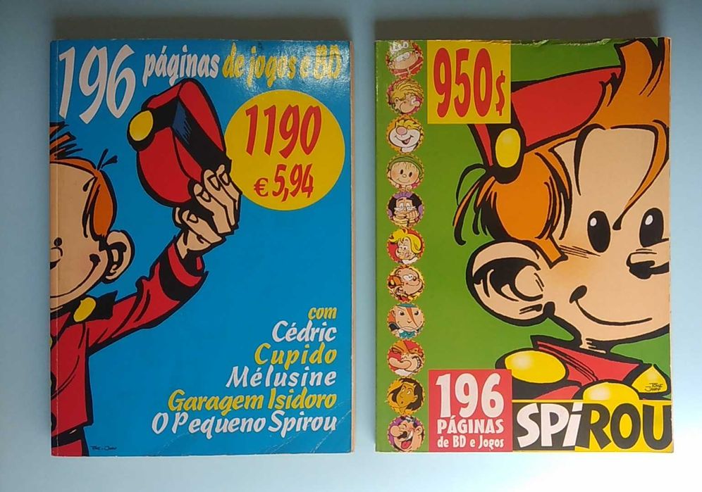 SPIROU - BD edição portuguesa Meribérica, Publica, Arcádia, Asa, etc