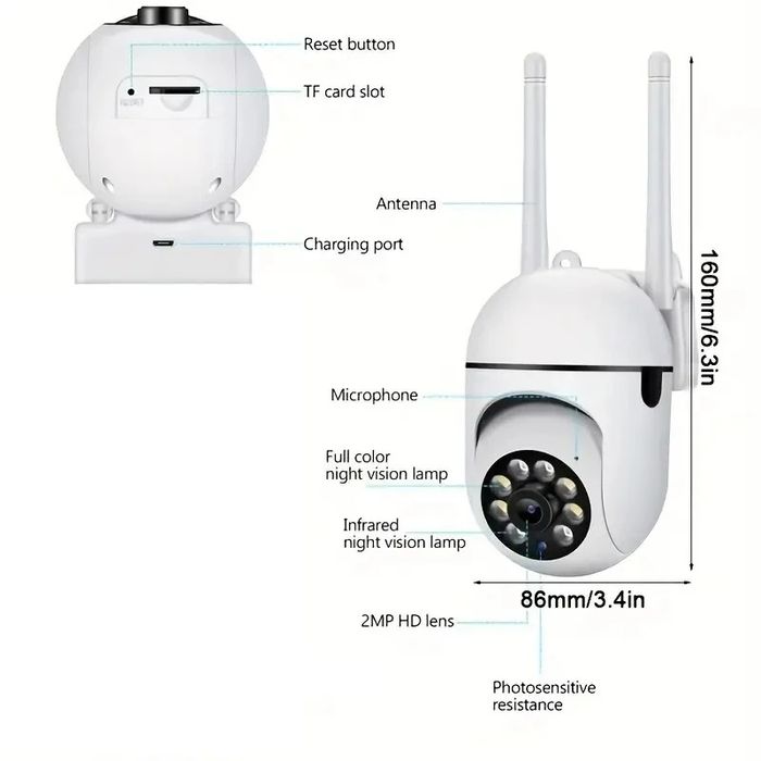 Camara rotativa 360º graus