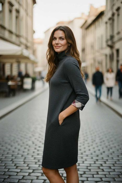 Женское шерстяное платье Burberry Оригинал