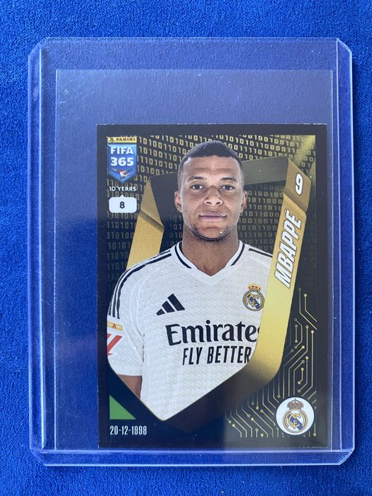 Carta Kylian Mbappe 100 Club Match Attax Topps