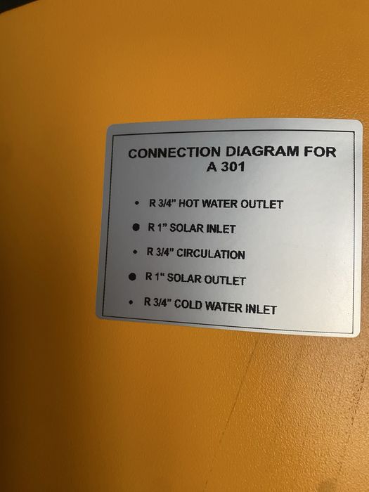 Termoacumulador para painéis solares fotovoltáticos