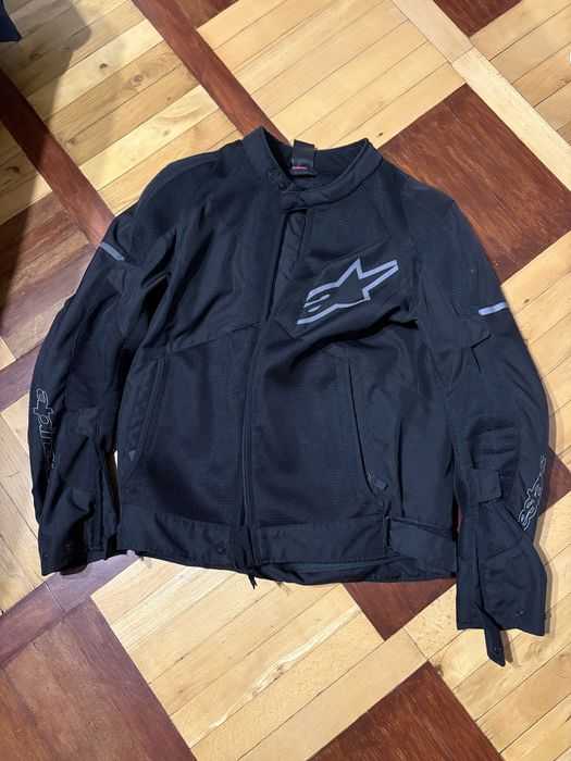 Мотокуртка alpinestars viper air v3 black L + захист на спину