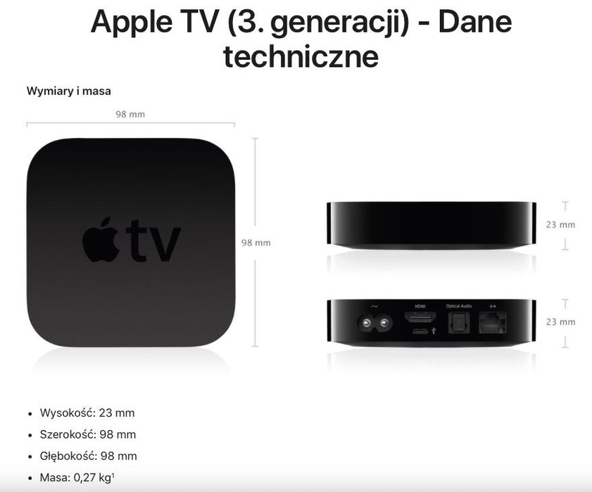 Apple TV gen 3 model A1469