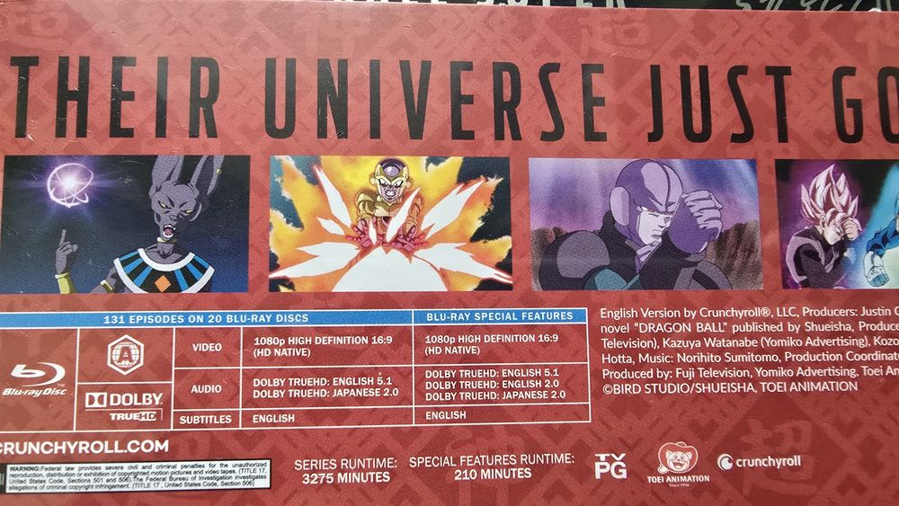 Dragonball Super Blu-ray Edycja Kolekcjonerska
