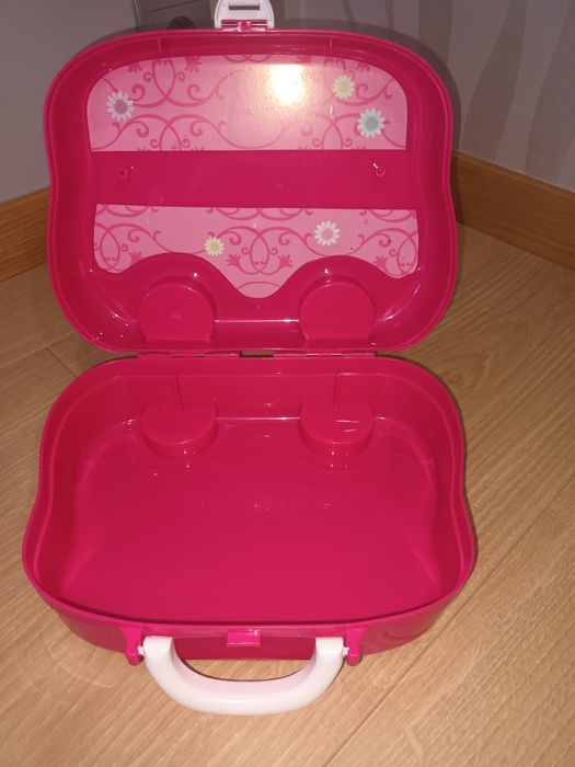 Maleta com rodas rosa