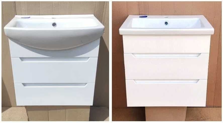 Умывальник (раковина) в комплекте с тумбой в ванну. Ширина 50...80см.