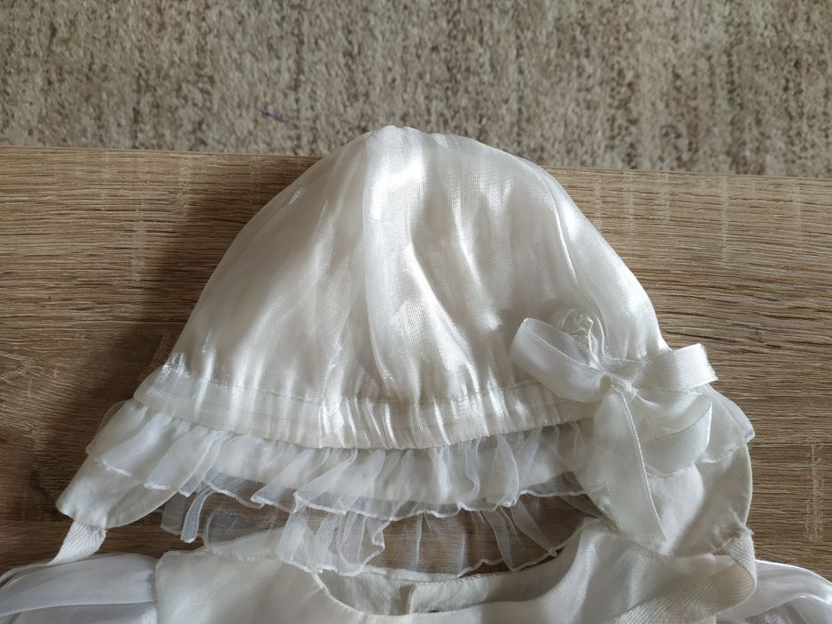 Ubranie, ubranka, komplet do chrztu dla dziewczynki