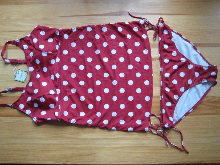 Strój kąpielowy ciążowy L 40 tankini + majtki nowy