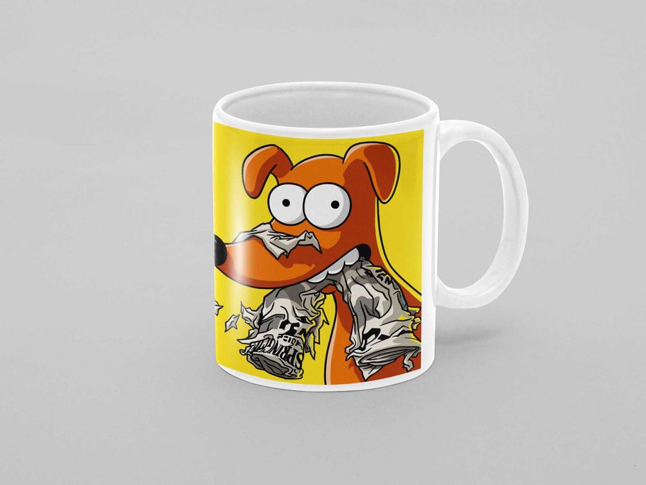 Caneca Personalizada "Ajudante de Papai Noel" Tema Os Simpsons #5007