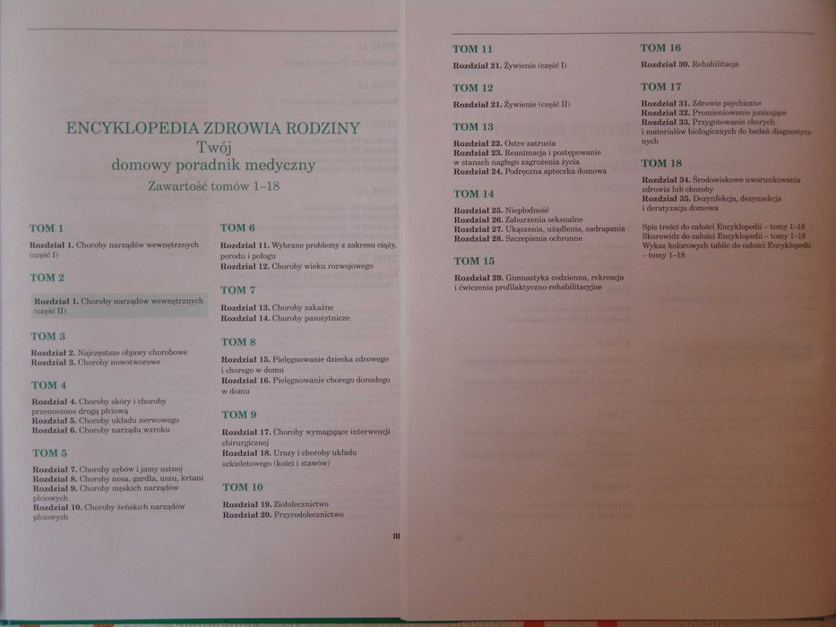 Encyklopedia Zdrowia Rodziny - 18 tomów